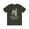 Kerry Blue Terrier Latin Shirt, Vintage Dog Sketch Tee, Dog Latin Gift