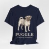 Puggle Latin Shirt, Vintage Dog Sketch Tee, Dog Latin Gift Puggle Latin Shirt, Vintage Dog Sketch Tee, Dog Latin Gift