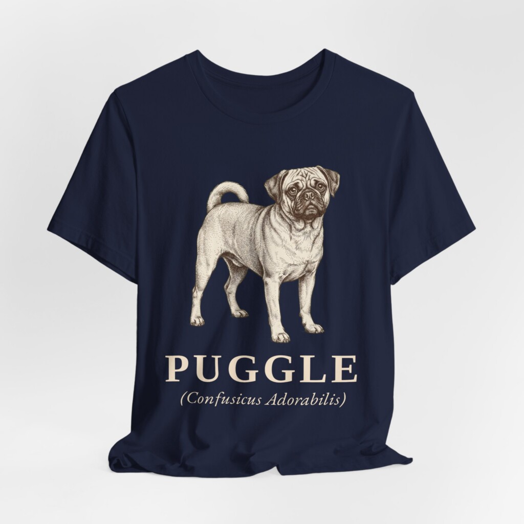Puggle Latin Shirt, Vintage Dog Sketch Tee, Dog Latin Gift Puggle Latin Shirt, Vintage Dog Sketch Tee, Dog Latin Gift