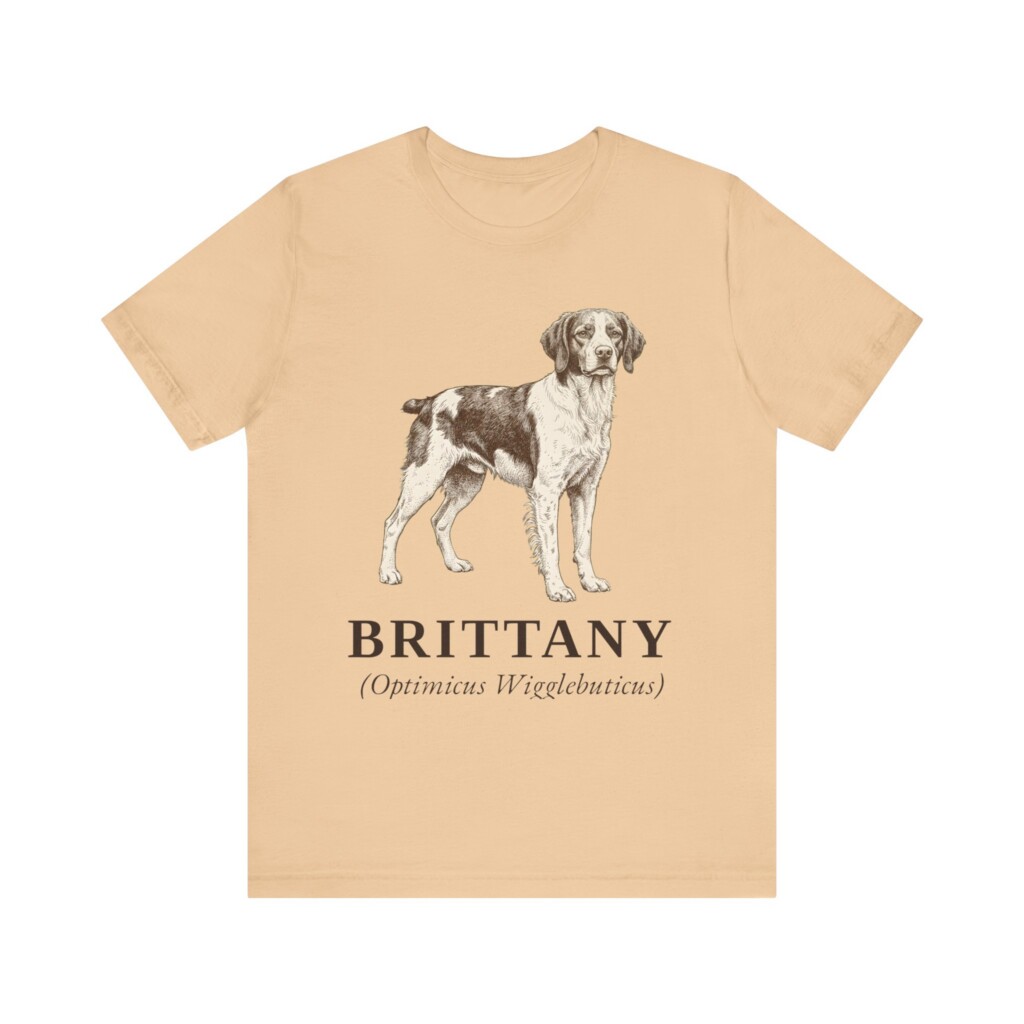 Brittany Latin Shirt, Vintage Dog Sketch Tee, Dog Latin Gift Brittany Latin Shirt, Vintage Dog Sketch Tee, Dog Latin Gift