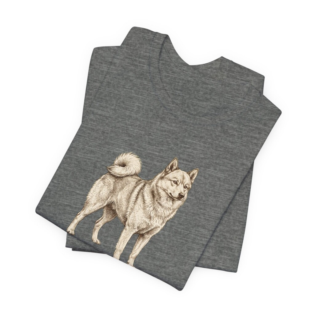Finnish Spitz Latin Shirt, Vintage Dog Sketch Tee, Dog Latin Gift Finnish Spitz Latin Shirt, Vintage Dog Sketch Tee, Dog Latin Gift
