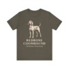 Redbone Coonhound Latin Shirt, Vintage Dog Sketch Tee, Dog Latin Gift