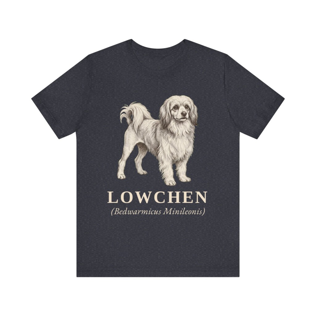 Lowchen Latin Shirt, Vintage Dog Sketch Tee, Dog Latin Gift