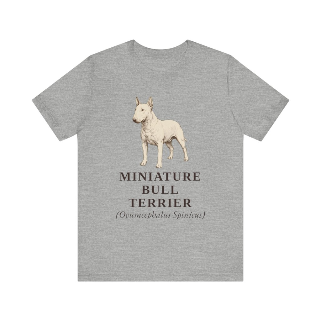 Miniature Bull Terrier Latin Shirt, Vintage Dog Sketch Tee, Dog Latin Gift Miniature Bull Terrier Latin Shirt, Vintage Dog Sketch Tee, Dog Latin Gift