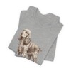 Cocker Spaniel Dad Shirt, Vintage Dog Sketch Tee, Dog Dad Gift