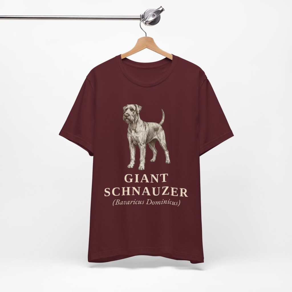 Giant Schnauzer Latin Shirt, Vintage Dog Sketch Tee, Dog Latin Gift Giant Schnauzer Latin Shirt, Vintage Dog Sketch Tee, Dog Latin Gift