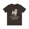 Australian Terrier Latin Shirt, Vintage Dog Sketch Tee, Dog Latin Gift