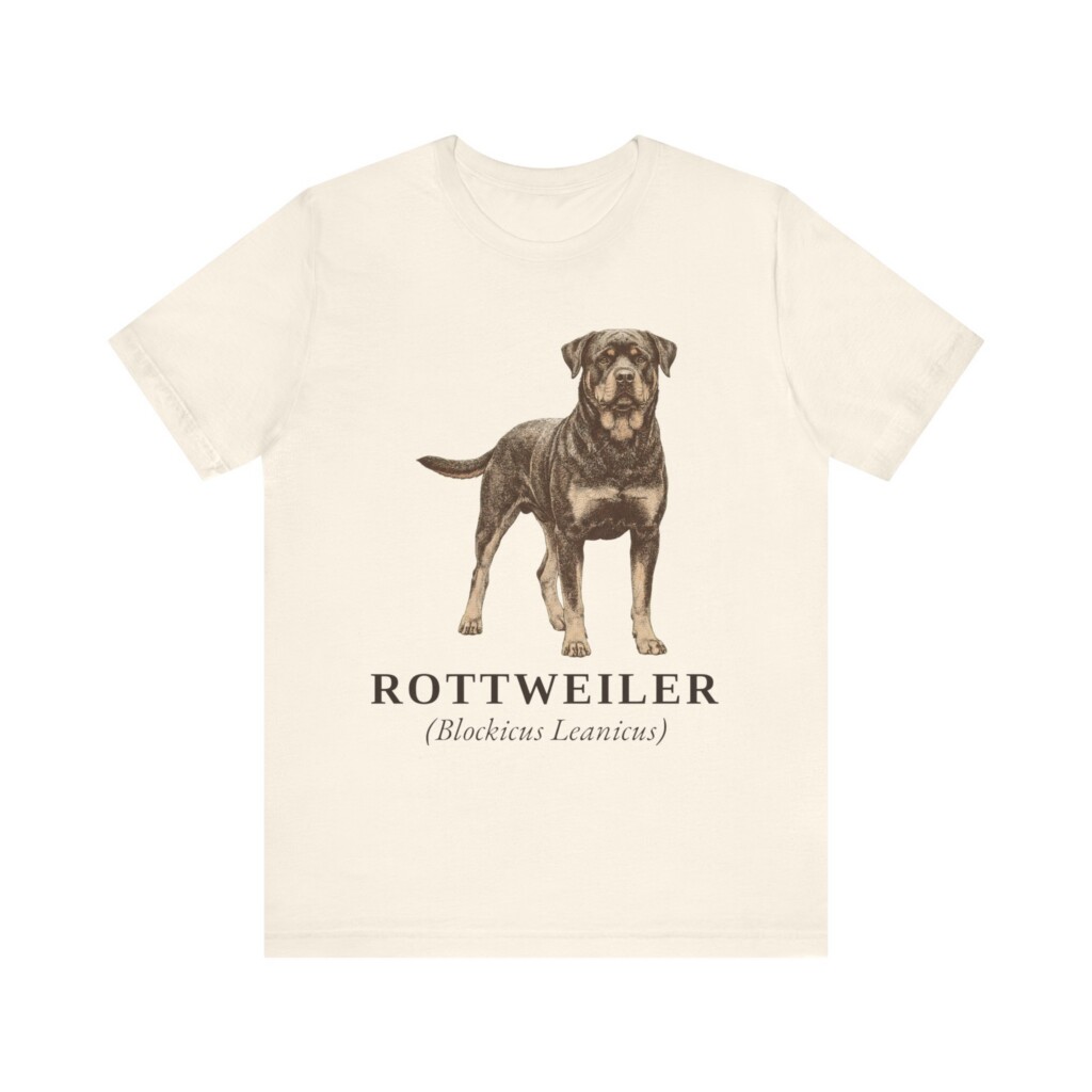 Rottweiler Latin Shirt, Vintage Dog Sketch Tee, Dog Latin Gift