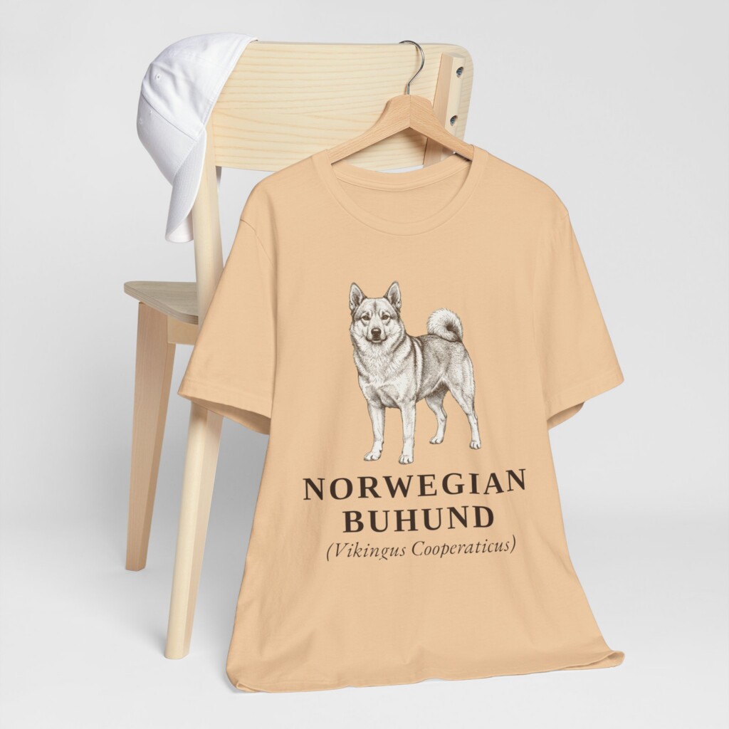 Norwegian Buhund Latin Shirt, Vintage Dog Sketch Tee, Dog Latin Gift Norwegian Buhund Latin Shirt, Vintage Dog Sketch Tee, Dog Latin Gift