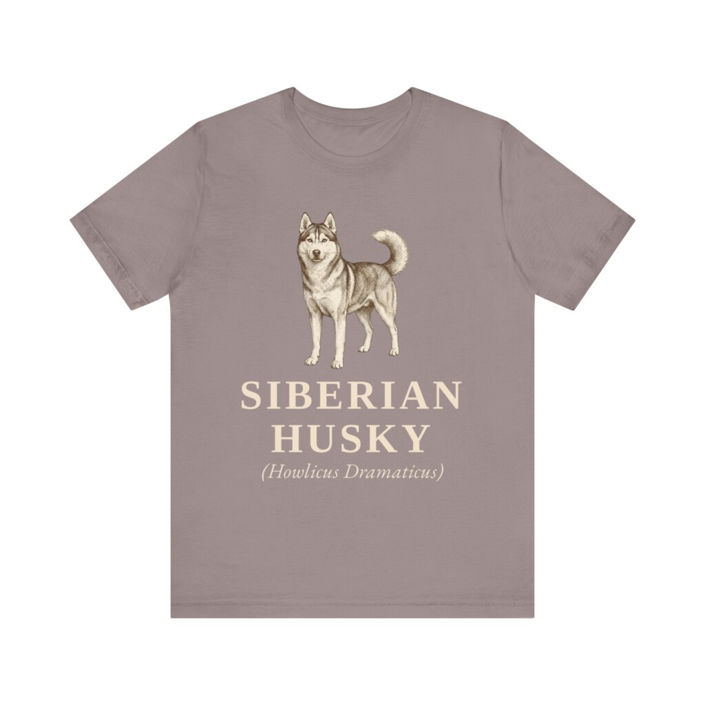 Siberian Husky Latin Shirt, Vintage Dog Sketch Tee, Dog Latin Gift Siberian Husky Latin Shirt, Vintage Dog Sketch Tee, Dog Latin Gift