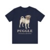 Puggle Latin Shirt, Vintage Dog Sketch Tee, Dog Latin Gift Puggle Latin Shirt, Vintage Dog Sketch Tee, Dog Latin Gift