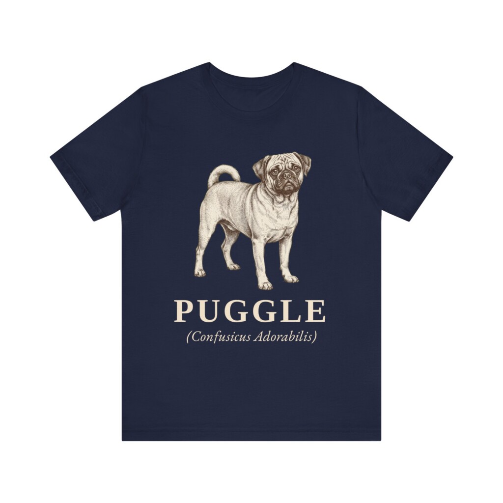Puggle Latin Shirt, Vintage Dog Sketch Tee, Dog Latin Gift Puggle Latin Shirt, Vintage Dog Sketch Tee, Dog Latin Gift