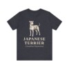Japanese Terrier Latin Shirt, Vintage Dog Sketch Tee, Dog Latin Gift