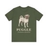 Puggle Latin Shirt, Vintage Dog Sketch Tee, Dog Latin Gift Puggle Latin Shirt, Vintage Dog Sketch Tee, Dog Latin Gift