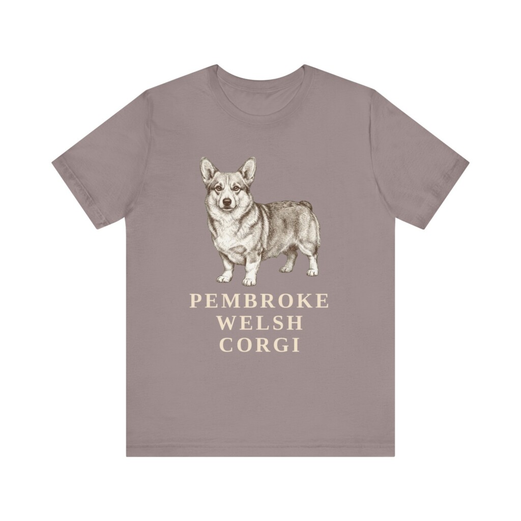 Corgi Lover Shirt, Vintage Dog Sketch Tee, Dog Lover Gift