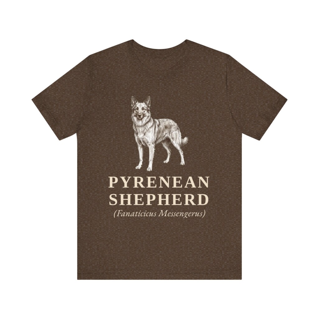 Pyrenean Shepherd Latin Shirt, Vintage Dog Sketch Tee, Dog Latin Gift Pyrenean Shepherd Latin Shirt, Vintage Dog Sketch Tee, Dog Latin Gift