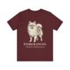 Pomeranian Latin Shirt, Vintage Dog Sketch Tee, Dog Latin Gift