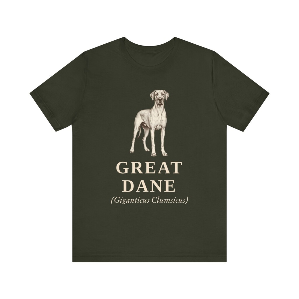 Great Dane Latin Shirt, Vintage Dog Sketch Tee, Dog Latin Gift