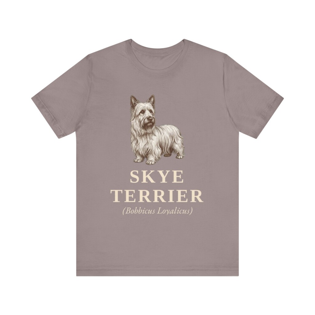 Skye Terrier Latin Shirt, Vintage Dog Sketch Tee, Dog Latin Gift Skye Terrier Latin Shirt, Vintage Dog Sketch Tee, Dog Latin Gift