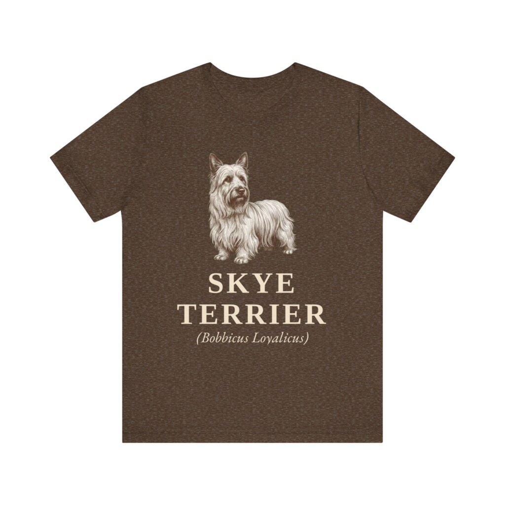 Skye Terrier Latin Shirt, Vintage Dog Sketch Tee, Dog Latin Gift Skye Terrier Latin Shirt, Vintage Dog Sketch Tee, Dog Latin Gift