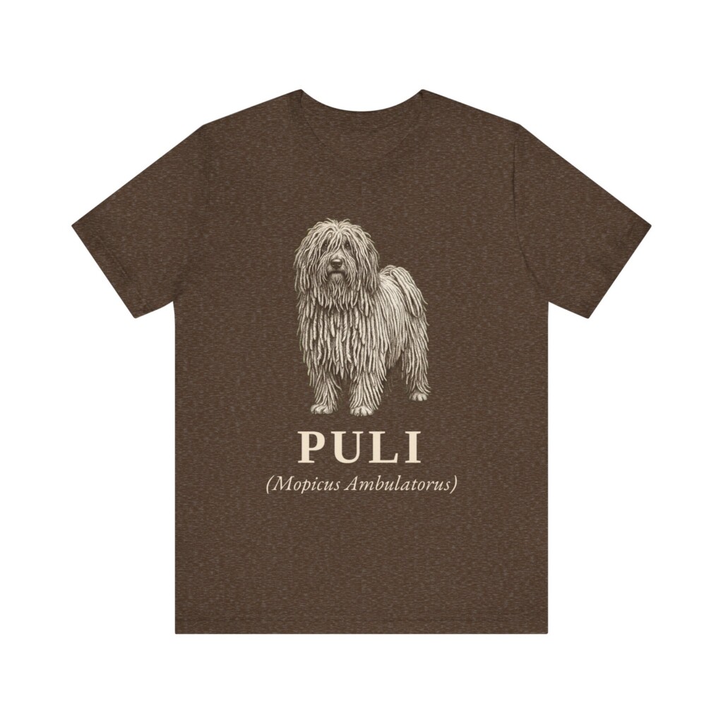 Puli Latin Shirt, Vintage Dog Sketch Tee, Dog Latin Gift Puli Latin Shirt, Vintage Dog Sketch Tee, Dog Latin Gift