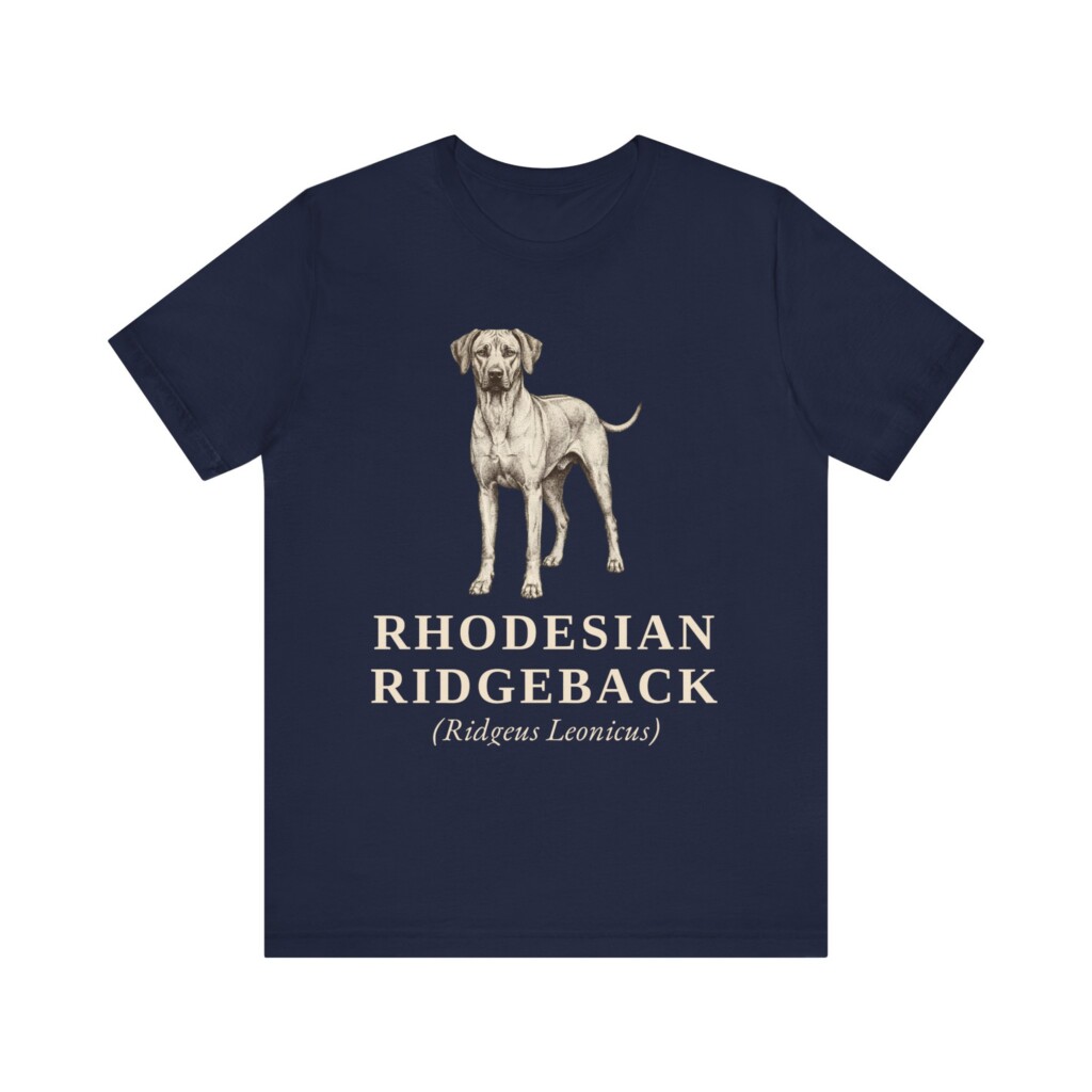 Rhodesian Ridgeback Latin Shirt, Vintage Dog Sketch Tee, Dog Latin Gift