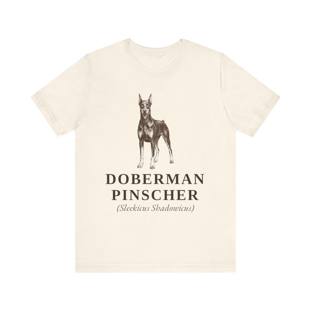 Doberman Pinscher Latin Shirt, Vintage Dog Sketch Tee, Dog Latin Gift Doberman Pinscher Latin Shirt, Vintage Dog Sketch Tee, Dog Latin Gift