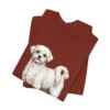 Maltese Latin Shirt, Vintage Dog Sketch Tee, Dog Latin Gift