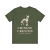 Chinese Crested Latin Shirt, Vintage Dog Sketch Tee, Dog Latin Gift