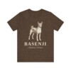 Basenji Latin Shirt, Vintage Dog Sketch Tee, Dog Latin Gift