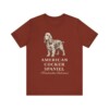 American Cocker Spaniel Latin Shirt, Vintage Dog Sketch Tee, Dog Latin Gift