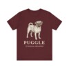 Puggle Latin Shirt, Vintage Dog Sketch Tee, Dog Latin Gift Puggle Latin Shirt, Vintage Dog Sketch Tee, Dog Latin Gift