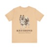 Keeshond Latin Shirt, Vintage Dog Sketch Tee, Dog Latin Gift