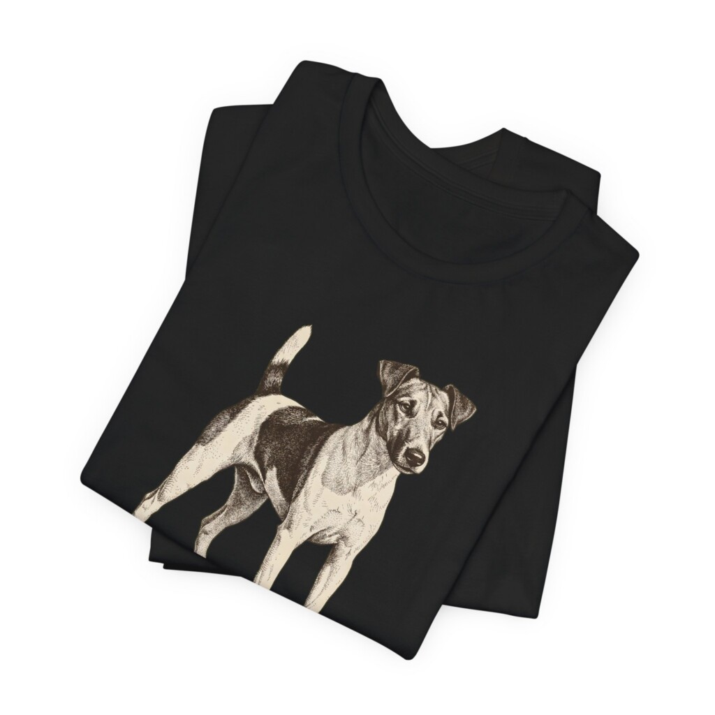 Fox Terrier (Smooth) Latin Shirt, Vintage Dog Sketch Tee, Dog Latin Gift Fox Terrier (Smooth) Latin Shirt, Vintage Dog Sketch Tee, Dog Latin Gift