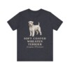 Soft Coated Wheaten Terrier Latin Shirt, Vintage Dog Sketch Tee, Dog Latin Gift