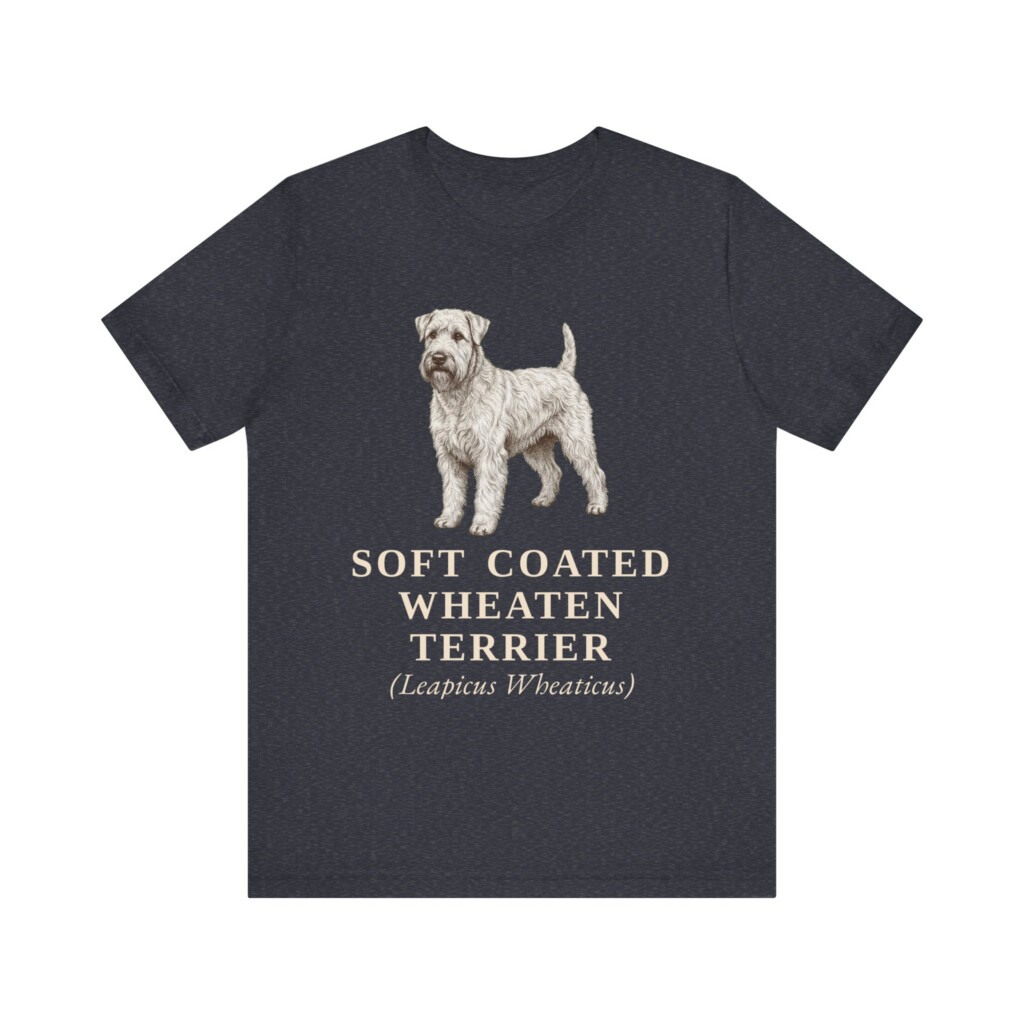 Soft Coated Wheaten Terrier Latin Shirt, Vintage Dog Sketch Tee, Dog Latin Gift