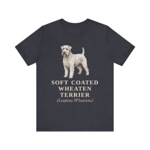 Soft Coated Wheaten Terrier Latin Shirt, Vintage Dog Sketch Tee, Dog Latin Gift