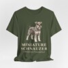 Miniature Schnauzer Latin Shirt, Vintage Dog Sketch Tee, Dog Latin Gift
