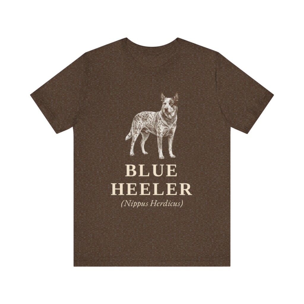 Blue Heeler Latin Shirt, Vintage Dog Sketch Tee, Dog Latin Gift Blue Heeler Latin Shirt, Vintage Dog Sketch Tee, Dog Latin Gift