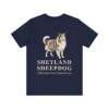 Shetland Sheepdog Latin Shirt, Vintage Dog Sketch Tee, Dog Latin Gift