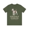 Airedale Terrier Latin Shirt, Vintage Dog Sketch Tee, Dog Latin Gift