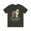 Old English Sheepdog Latin Shirt, Vintage Dog Sketch Tee, Dog Latin Gift