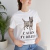 Cairn Terrier Latin Shirt, Vintage Dog Sketch Tee, Dog Latin Gift
