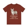 Corgi Dad Shirt, Vintage Dog Sketch Tee, Dog Dad Gift