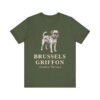 Brussels Griffon Latin Shirt, Vintage Dog Sketch Tee, Dog Latin Gift