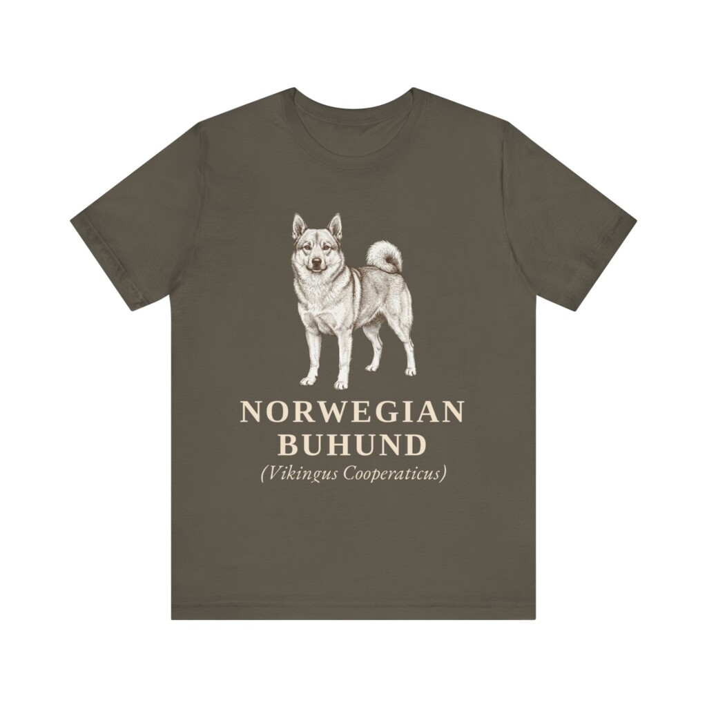 Norwegian Buhund Latin Shirt, Vintage Dog Sketch Tee, Dog Latin Gift Norwegian Buhund Latin Shirt, Vintage Dog Sketch Tee, Dog Latin Gift