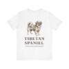 Tibetan Spaniel Latin Shirt, Vintage Dog Sketch Tee, Dog Latin Gift
