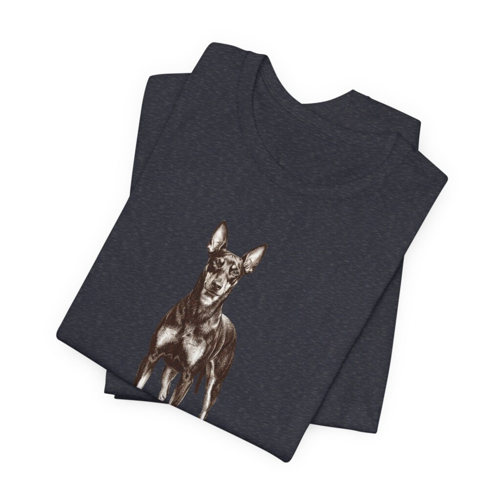 Manchester Terrier Latin Shirt, Vintage Dog Sketch Tee, Dog Latin Gift