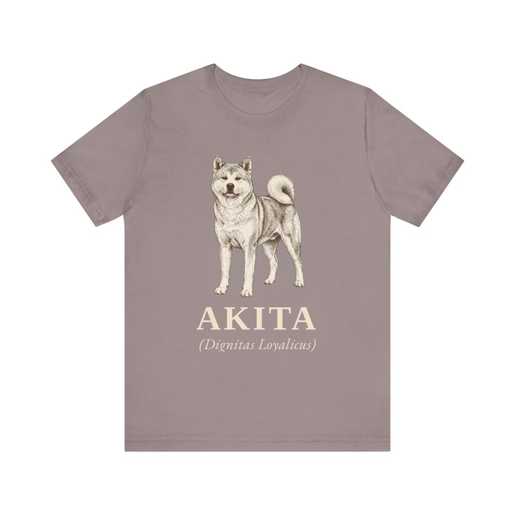 Akita Latin Shirt, Vintage Dog Sketch Tee, Dog Latin Gift Akita Latin Shirt, Vintage Dog Sketch Tee, Dog Latin Gift