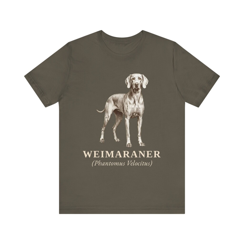 Weimaraner Latin Shirt, Vintage Dog Sketch Tee, Dog Latin Gift